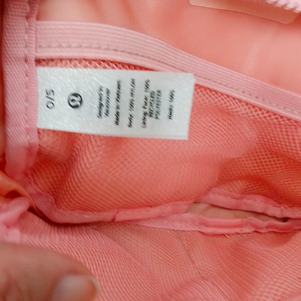Lululemon Womens Everywhere Belt Bag OS Pink Adjustable Strap Athleisure Sporty
